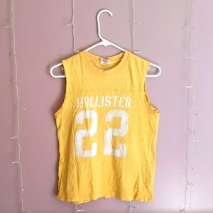 Yellow Hollister Tank Top